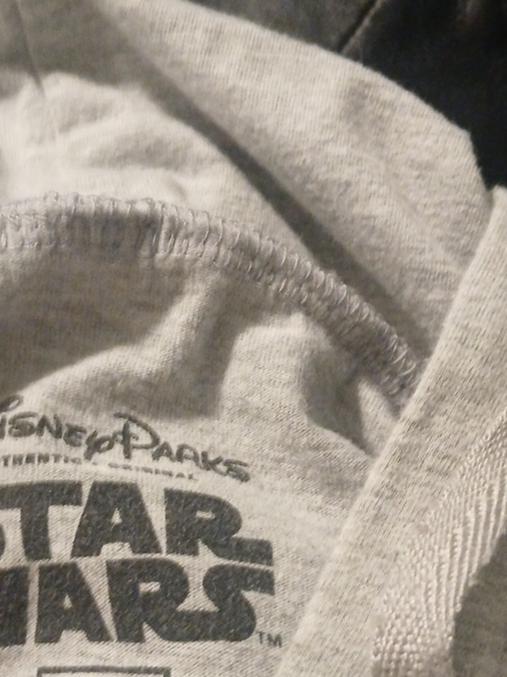 Disney Parks Star Wars Gray Sweatshirt Hoodie